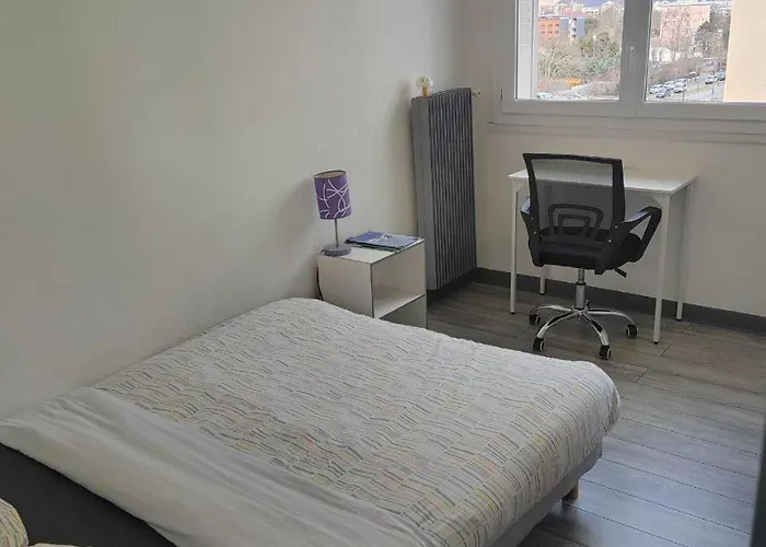 Une Chambre Dans Appartement Partage, Grenoble A 8 Min Du Centre-Ville
